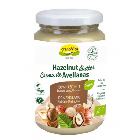CREMA AVELLANAS BIO 350GR