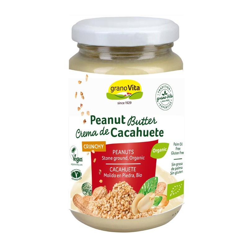 CREMA CACAHUETE CRUNCHY BIO 350GR