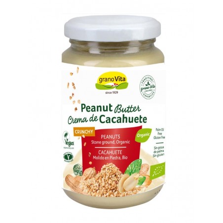 CREMA CACAHUETE CRUNCHY BIO 350GR