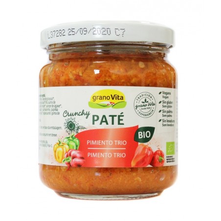 PATE CRUNCHY Y PIMIENTO TRIO BIO  175GR