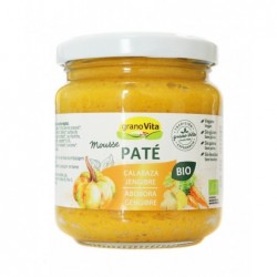 PATE MOUSSE DE CALABAZA Y JENGIBRE BIO  175GR