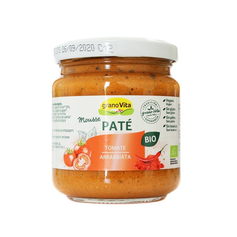 PATE MOUSSE TOMATE ARRABIATA BIO  175GR