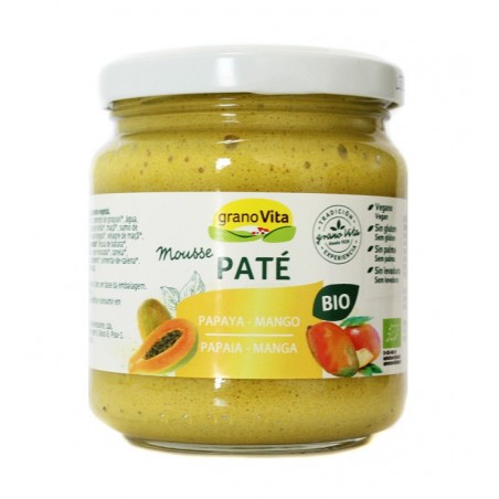 PATE MOUSSE PAPAYA MANGO BIO  175GR