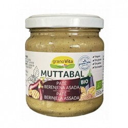 PATE MUTTABAL BIO (BERENJENA ASADA) EN CRISTAL 175G