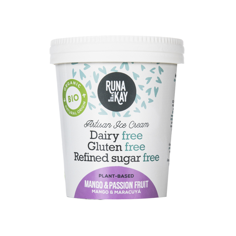HELADO BIO MANGO Y MARACUYA VEGAN 460 ml
