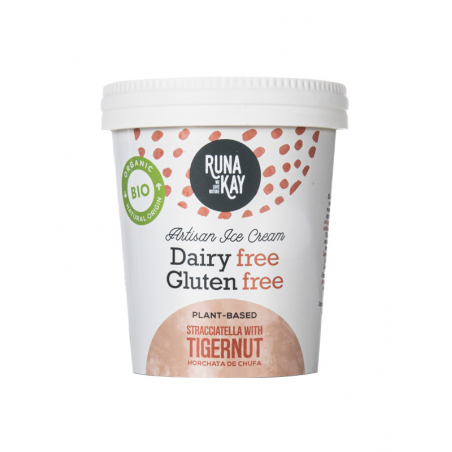 HELADO BIO STRACCIATELLA Y HORCHATA DE CHUFA VEGAN 460 ml
