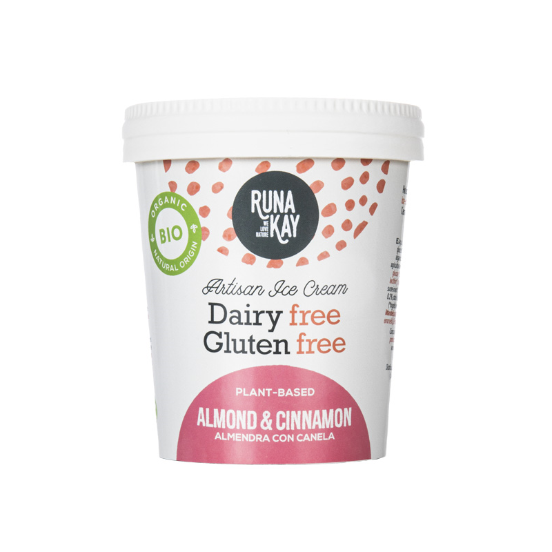 HELADO BIO ALMENDRA CON CANELA VEGAN 460 ml