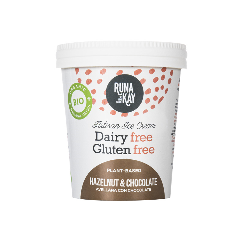 HELADO BIO AVELLANA Y CHOCOLATE VEGAN 460 ml