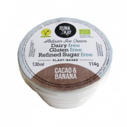HELADO CACAO  y  PLÁTANO 130 ml ECO-VEGANO