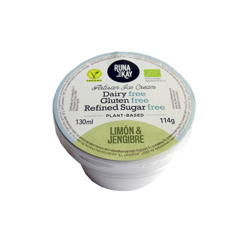 HELADO LIMON  y  JENGIBRE 130 ml ECO-VEGANO