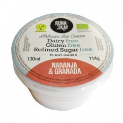 HELADO GRANADA  y  NARANJA 130 ml ECO-VEGANO