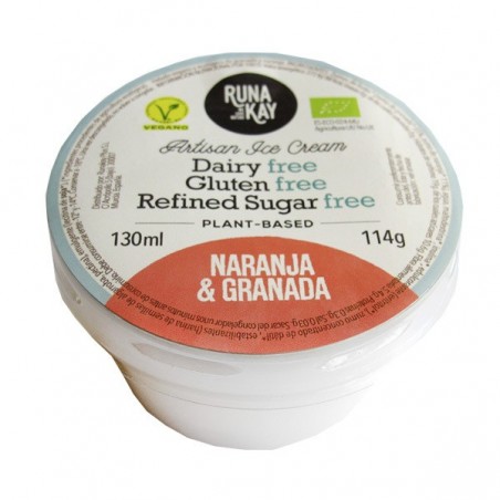 HELADO GRANADA  y  NARANJA 130 ml ECO-VEGANO