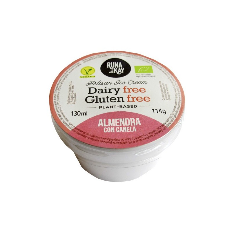 HELADO ALMENDRA CON CANELA 130 ml ECO-VEGANO