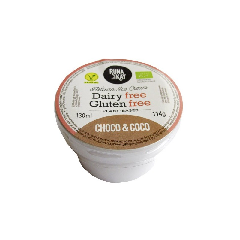 HELADO CHOCOLATE  y  COCO 130 ml ECO-VEGANO