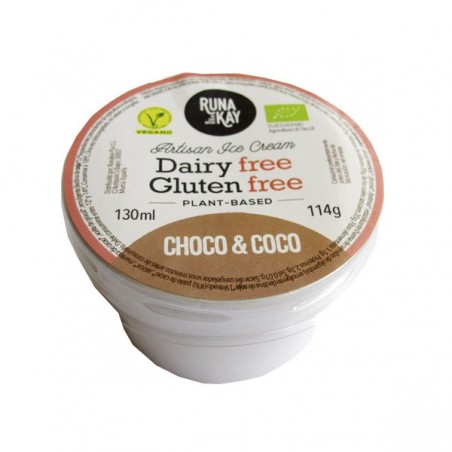 HELADO CHOCOLATE  y  COCO 130 ml ECO-VEGANO
