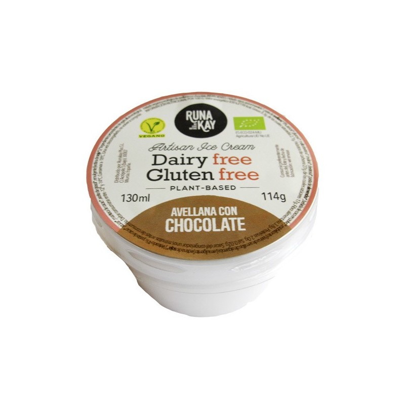 HELADO AVELLANA  y  CHOCOLATE 130 ml ECO-VEGANO