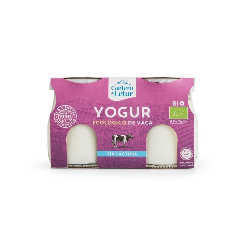 REFRIG YOGUR DE VACA BIO SIN LACTOSA 2X125g