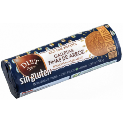 GALLETAS FINAS ARROZ SIN GLUTEN 180 GR