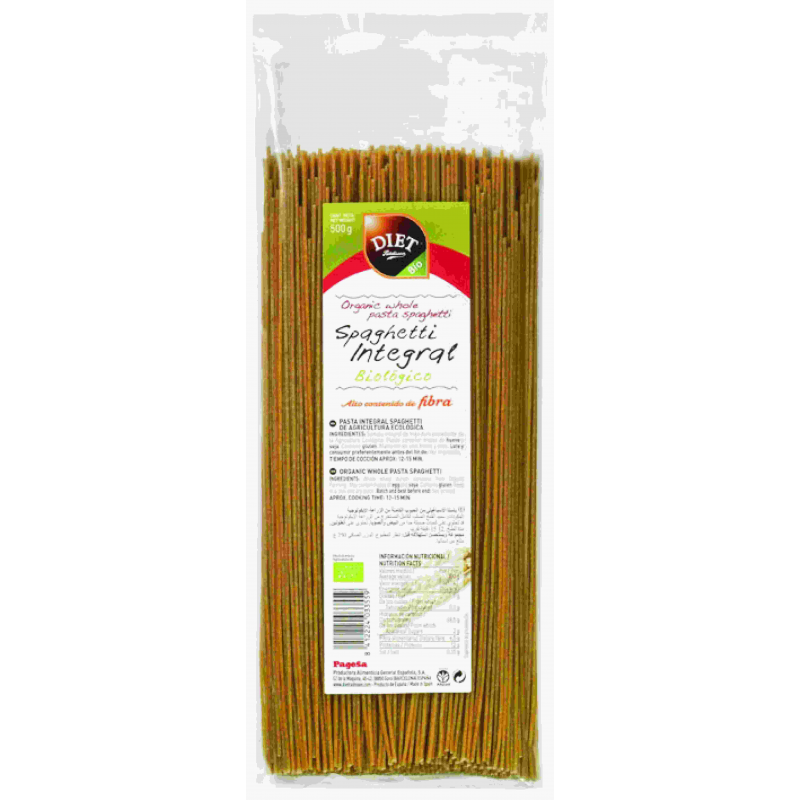 PASTA BIO INTEGRAL ESPAGUETTI 500 GR