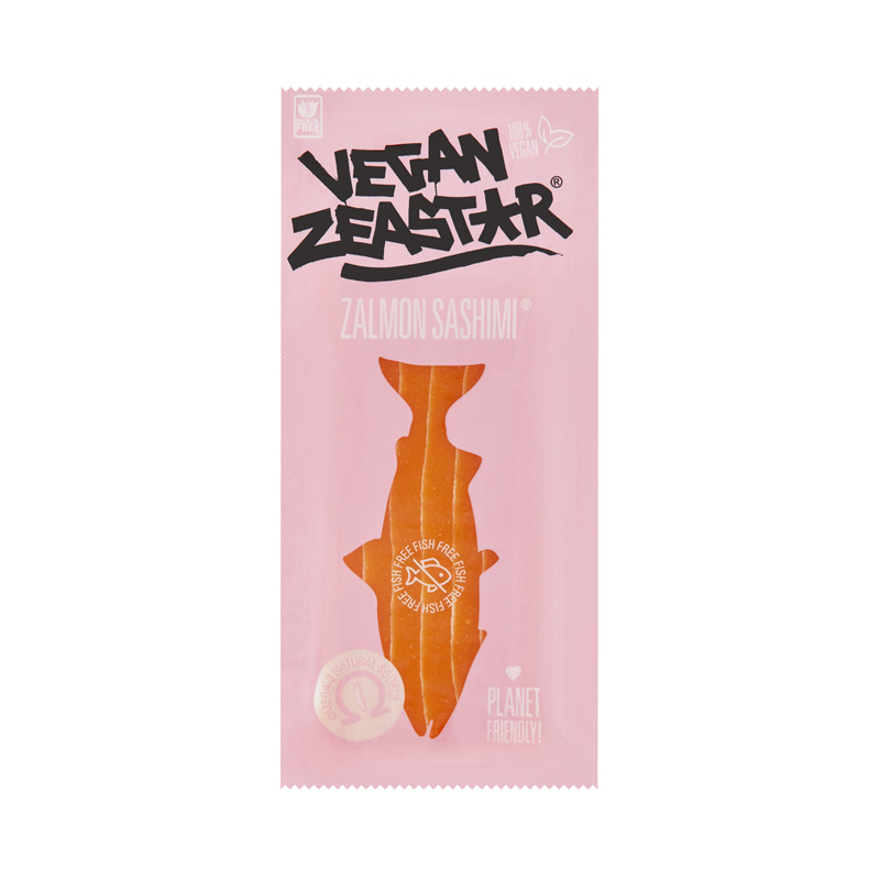 CONGELADO ESTILO SALMON VEGANO SASHIMI 230 g Vegan Zeastar