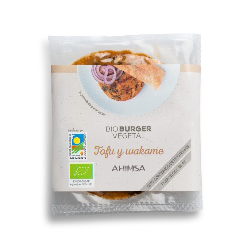 REFRIG HAMBURGUESA VEGETAL BIO TOFU Y WAKAME 160GR