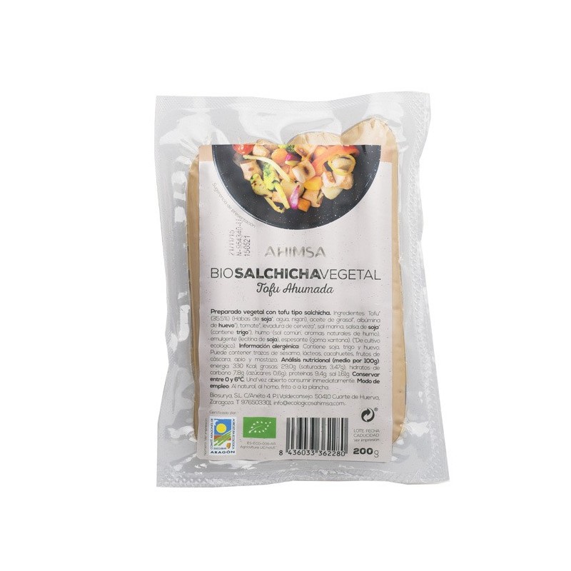REFRIG SALCHICHA VEGETAL AHUMADA BIO 230G