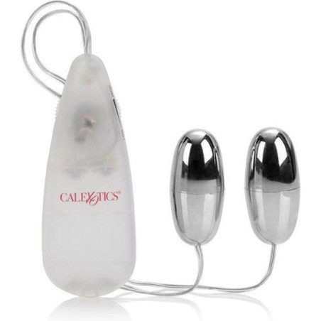 CALEXOTICS - BALAS VIBRADORAS PLATEADAS DUO