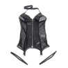 SUBBLIME - 954451 VESTIDO SEXY DE REJILLA CUERO NEGRO L-XL
