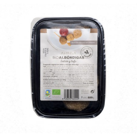 REFRIG ALBONDIGA SEITAN TOFU BIO 220GR