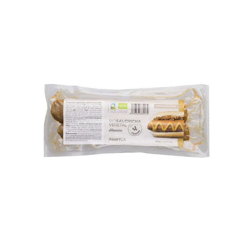 REFRIG SALCHICHA  VEGETAL ALEMANA BIO 200GR