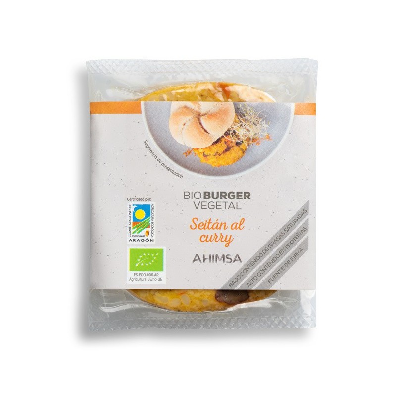 REFRIG HAMBURGUESA VEGETAL BIO SEITAN AL CURRY 150G