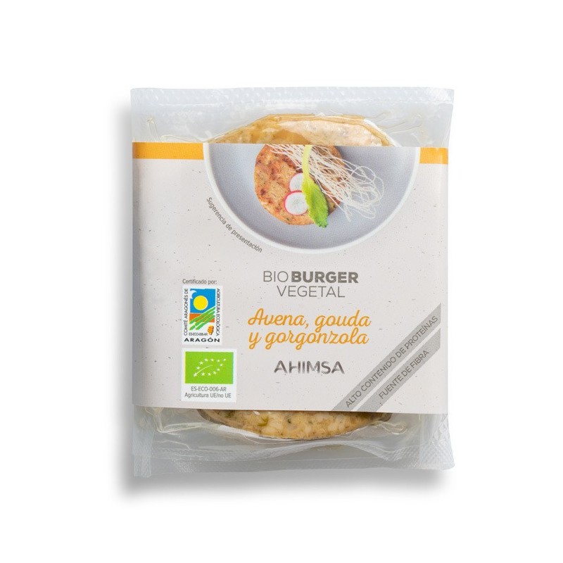 REFRIG HAMBURGUESA VEGETAL BIO  AVENA GOUDA Y GORGONZOLA 150GR