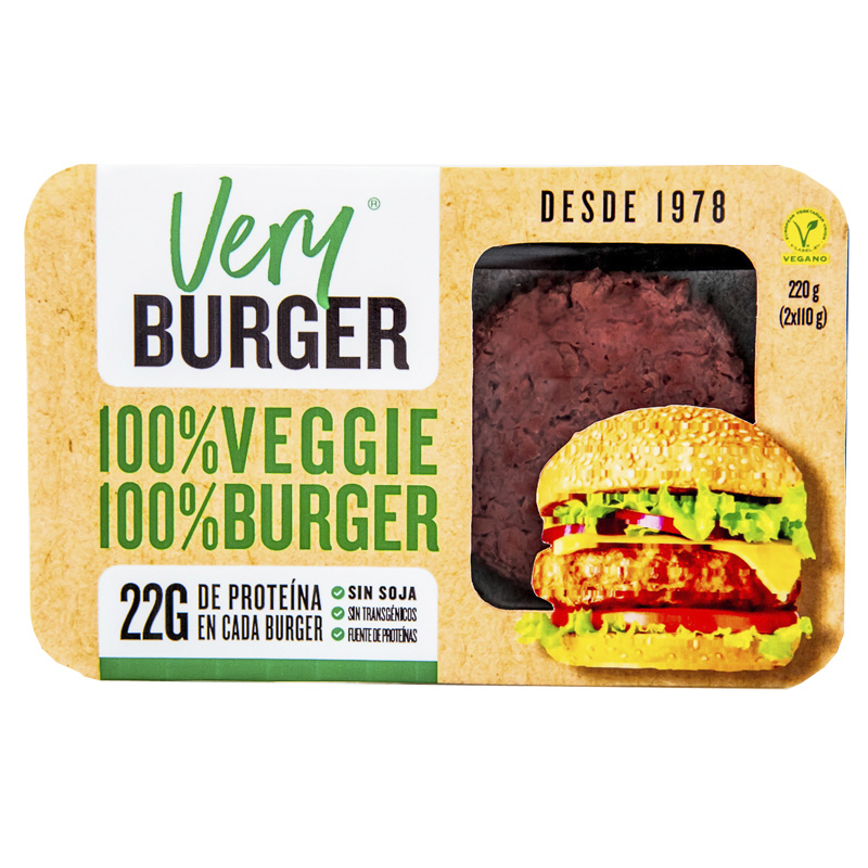 REFRIG VERY BURGUER VEGETAL (hamburguesa vegana) 220 g