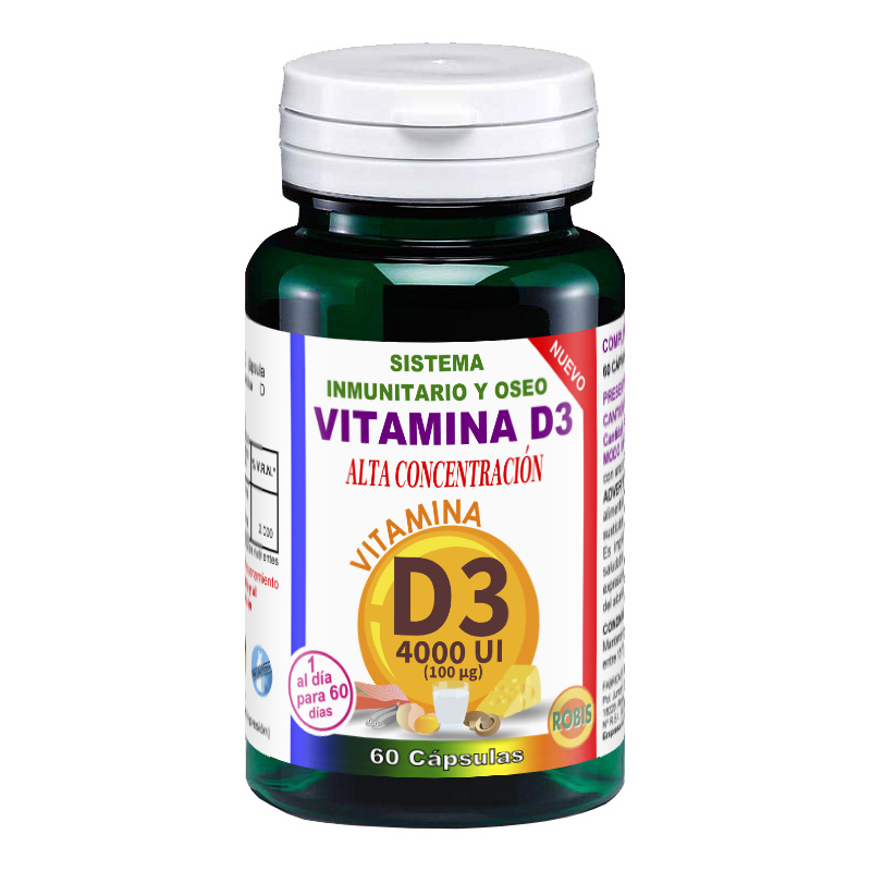 VITAMINA D3 4000UI  60 cáps