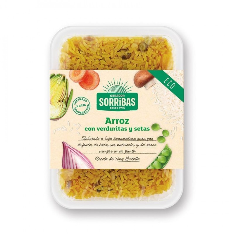 REFRIG  ARROZ CON VERDURITAS Y SETAS 200 g