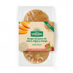 REFRIG BURGER VEGETAL QUESO CABRA, MANGO E HIGOS FUSION 160g Sorribas