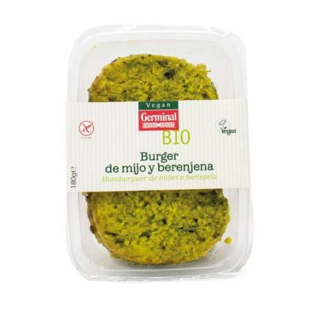 REFRIG BURGER VEGETAL DE BERENJENA Y MIJO SIN GLUTEN  180GR