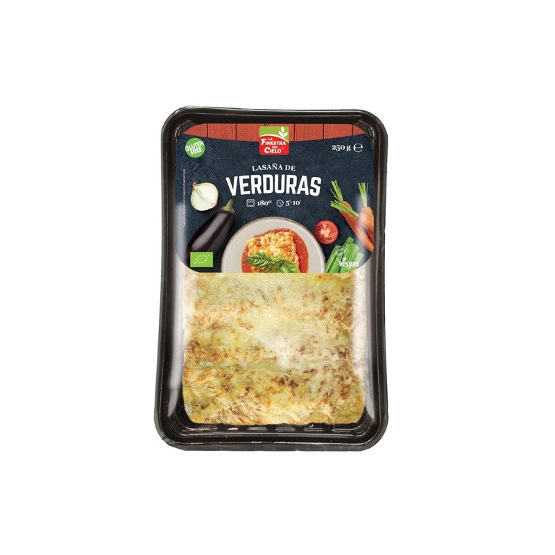 REFRIG LASAÑA DE VERDURAS VEGAN  y  SIN GLUTEN 250G