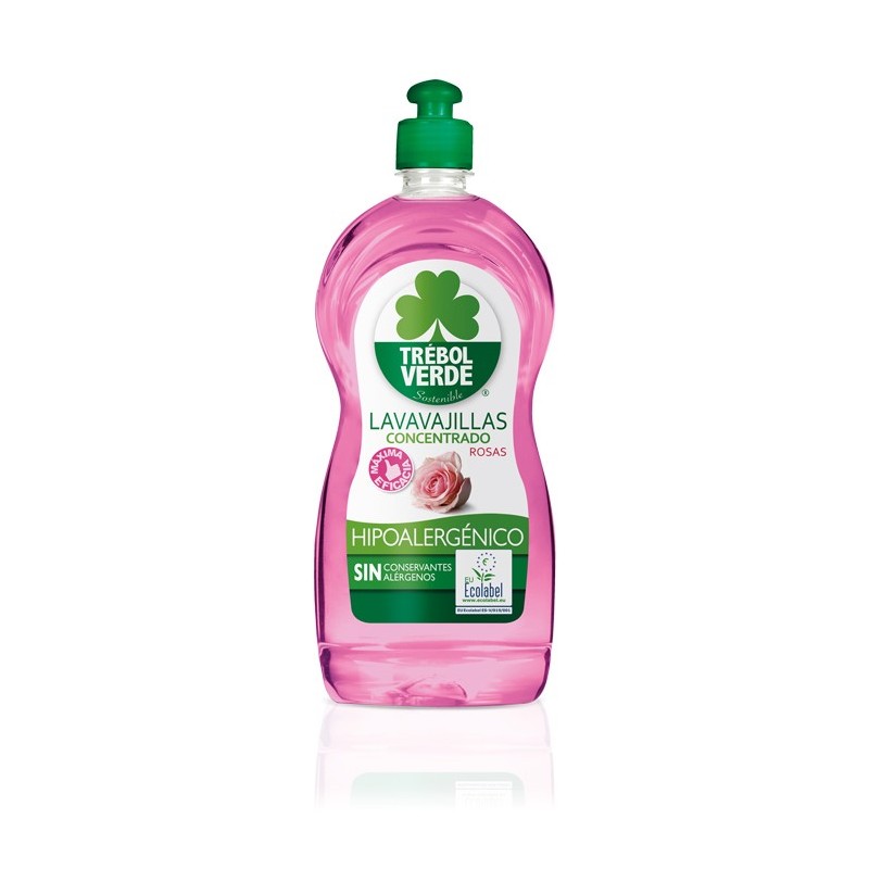 LAVAVAJILLAS ROSAS ECOLOGICO  750ML