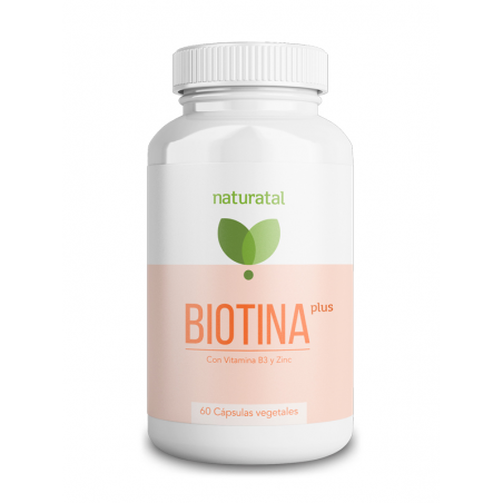 BIOTINA PLUS (con B3 y Zinc) 60 caps