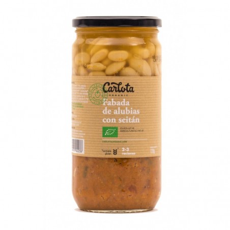 FABADA DE ALUBIAS CON SEITÁN Y SHITAKE 720gr