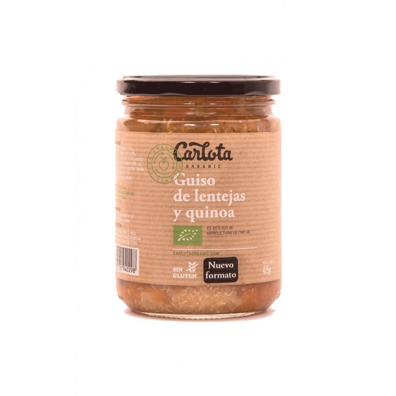 GUISO DE LENTEJAS Y QUINOA 425gr