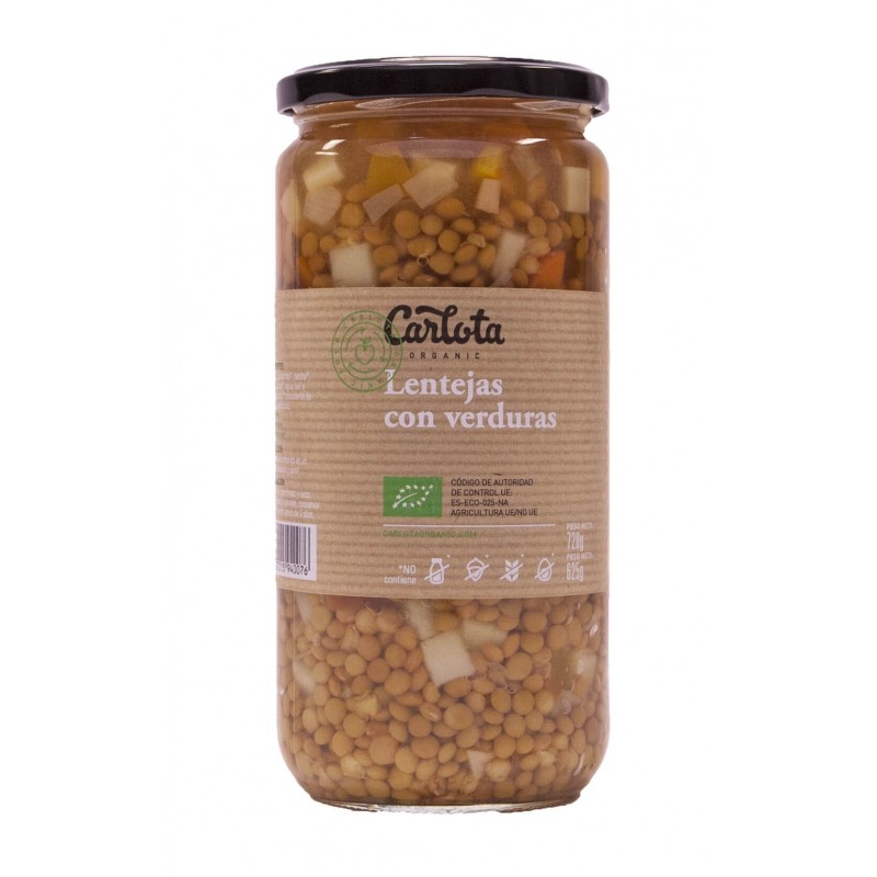 LENTEJAS CON VERDURAS 720gr