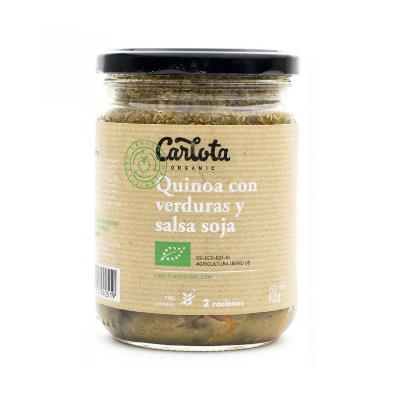 QUINOA VERDURAS Y SALSA DE SOJA 425gr