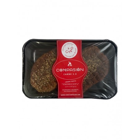 CONGELADO ENTRECOT VEGETAL  2 X 220 GRS COMPASIÓN