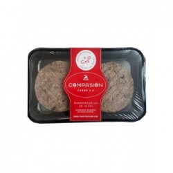 CONGELADO  HAMBURGUESA SETAS (SHITAKE, PORTOBELLO, CHAMPIÑON) 2 X 120 GRS COMPASIÓN