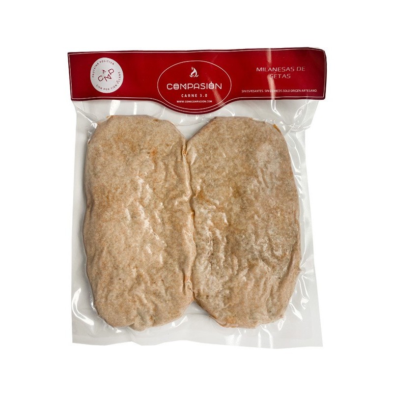 CONGELADO  MILANESA (SEITAN, SETAS) 2 X 180 GRS COMPASIÓN