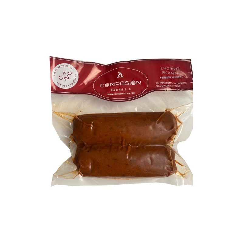REFRIG CHORIZO PICANTE (ALUBIA,TOMATE, PIMENTON) 2 X 200 GRS COMPASIÓN