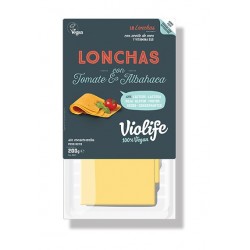 REFRIG QUESO VIOLIFE TOMATE ALBAHACA LONCHAS 200 GR.