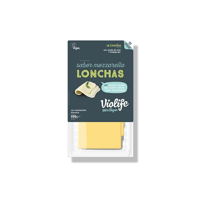 REFRIG QUESO VIOLIFE MOZZARELLA LONCHAS 200 GR.
